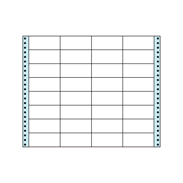 メーカー nana（東洋印刷） ラベルタイプ 厚型 シートサイズ 14&quot;&times;12&quot; 378mm&times;305mm ラベルサイズ 86mm&times;38mm 面数 32面（4&times;8面） 単位／入数 1箱／500折他社製ラベル対応品番一覧 エーワン コクヨ ECL-639 エイブリィマクセル ライオン事務器 プラス サンワサプライ エレコム アピカ 新タック化成 T-1417 富士ゼロックス