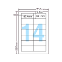 CL-17 宛名シール A4/14面 500シート 【送料無料】