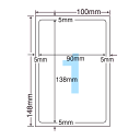 メーカー nana（東洋印刷） ラベルタイプ マルチ シートサイズ はがき （100mm&times;148mm） ラベルサイズ 90mm&times;138mm 面数 1面（1&times;1面） 単位／入数 1箱／100シート 入数違い1,000シート ※この商品は、下地や文字を隠す用途には適しません。訂正用ラベルをご利用ください。同一レイアウト商品一覧 同じサイズ・面数で性質の違う商品を案内しています。 CLH-24の同一レイアウト商品一覧をご覧ください。