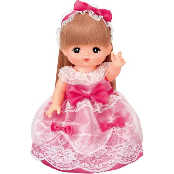 パイロットコーポレーション メルちゃん ピンクのおひめさまドレス おようふく 着せ替え 服 プリンセス フリル リボン ドール服 女の子..