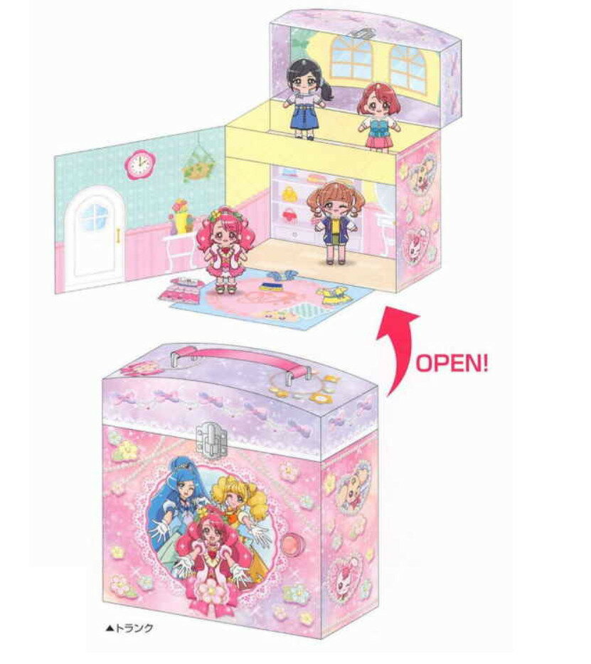 ヒーリングっどプリキュアきせかえおしゃれトランク ヒーリングっど プリキュア おもちゃ グッズ 女の子 子供 子ども こども プレゼント 誕生日 誕生日 プレゼント ギフト 3歳 4歳 5歳 キラキラ グッズ プリキュア