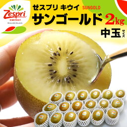 ゼスプリ サンゴールドキウイ (18玉前後/約2kg) ニュージーランド産 大玉 ゴールド キウイ キウイフルーツ kiwi キュウイ 食品 フルーツ 果物 キウイフルーツ 御供え お供え 送料無料