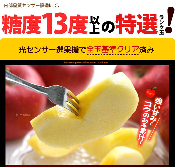 まいど!おおきに屋クラクラのプレミアム 早生ふじりんご 弘前ふじ (約3.7kg) 青森産 早生ふじ 糖度13度以上 特選 贈答用 大玉 りんご リンゴ 林檎 apple ringo 食品 フルーツ 果物 りんご ギフト 贈答 贈り物 お供え 御供え甘い 人気 男性 女性 喜ばれる 2026 送料無料｜アングル2