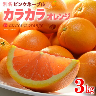 カラカラオレンジ(約3kg)アメリカ産 ネーブル オレンジ ピンクネーブル 食品 フルーツ 果物 オレンジ カラカラ 送料無料