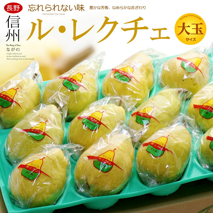 ル・レクチェ (約5kg) 長野産 大玉 秀品 贈答用 洋梨 西洋梨 れくちぇ pear 食品 フルーツ 果物 洋梨 送料無料 ギフト 進物 お供え 御供え ギフト