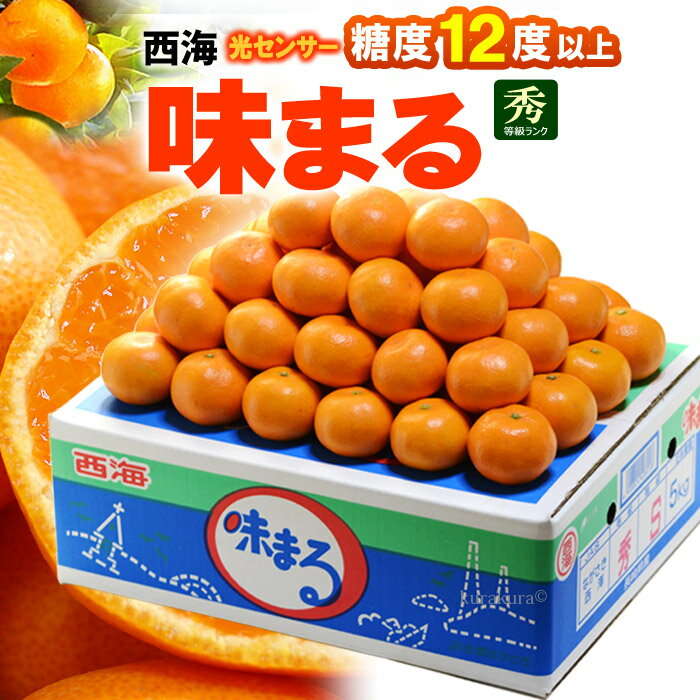 西海みかん 味まる みかん (5kg) 長崎産 赤秀 味まる あじまる 贈答用 糖度12度以上 ミカン 蜜柑 食品 フルーツ 果物 みかん お歳暮 御歳暮 ギフト 贈答 お供え 御供え 送料無料