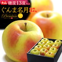 ぐんま名月 りんご (約3.7kg) 青森産 秀品 大玉 名月りんご 名月リンゴ めいげつ メイゲツ 名月 apple ringo リンゴ 林檎 糖度 食品 フ...