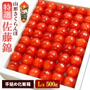 山形 さくらんぼ 佐藤錦 手詰め (L玉/500g) 山形産 露地栽培 秀品 サクランボ 桜桃 チェリー cherry 6月 食品 フルーツ 果物 さくらんぼ ...