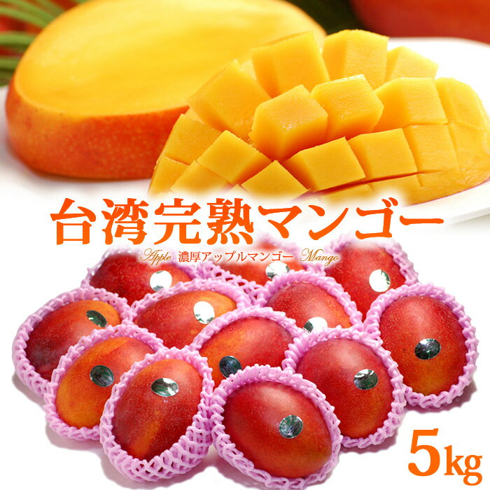 マンゴー 台湾マンゴー (12-14玉/約5kg) 台湾産 アーウィンマンゴー 愛文 マンゴー マンゴ まんごー taiwan mango 台灣芒果 日本向け栽培 食品 フルーツ 果物 マンゴー アップルマンゴー ギフト 贈答 御供え お供え 送料無料