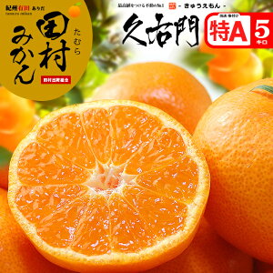 田村みかん 久右門 赤秀(約5kg)和歌山有田産 生産者限定 贈答用 お歳暮 蜜柑 食品 フルーツ 果物 みかん 送料無料 お歳暮 御歳暮 ギフト