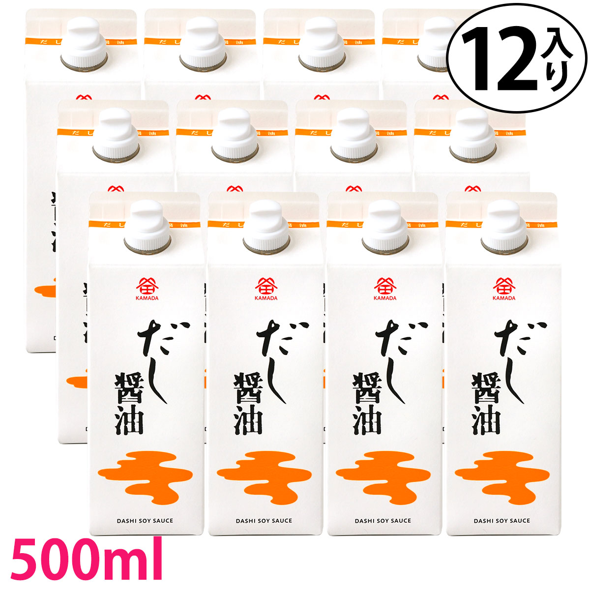 父の日 お中元 送料無料 鎌田醤油 鎌田 だし醤油 500ml 12本入り (カマダ)進物 贈答 お ...