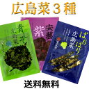 送料無料 メール便 広島菜 刻み漬物 3品 （安芸紫・青しそ・倭）国産 広島県 広島県産 あきむらさき 青紫蘇 赤しそ 赤紫蘇 やまと きゅうり しそ ご飯のお供