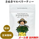 送料無料 メール便 さぬき マルベリーティー 玄米フレーバー ( 国産 桑茶 ) パウダー 30g袋入り 香川県産 桑 桑の葉茶 健康茶 くわ ハーブティー 玄米 粉末 お茶 無農薬 自然農法 オーガニック ノンカフェイン 葉酸 土産 プチギフト 西森園 ポイント消化