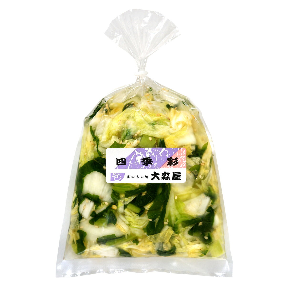 四季彩（ 白菜 ＆ 野沢菜 浅漬け ） 150g袋入り 【クール便】 大森屋 漬物 国産 のざわな - 2