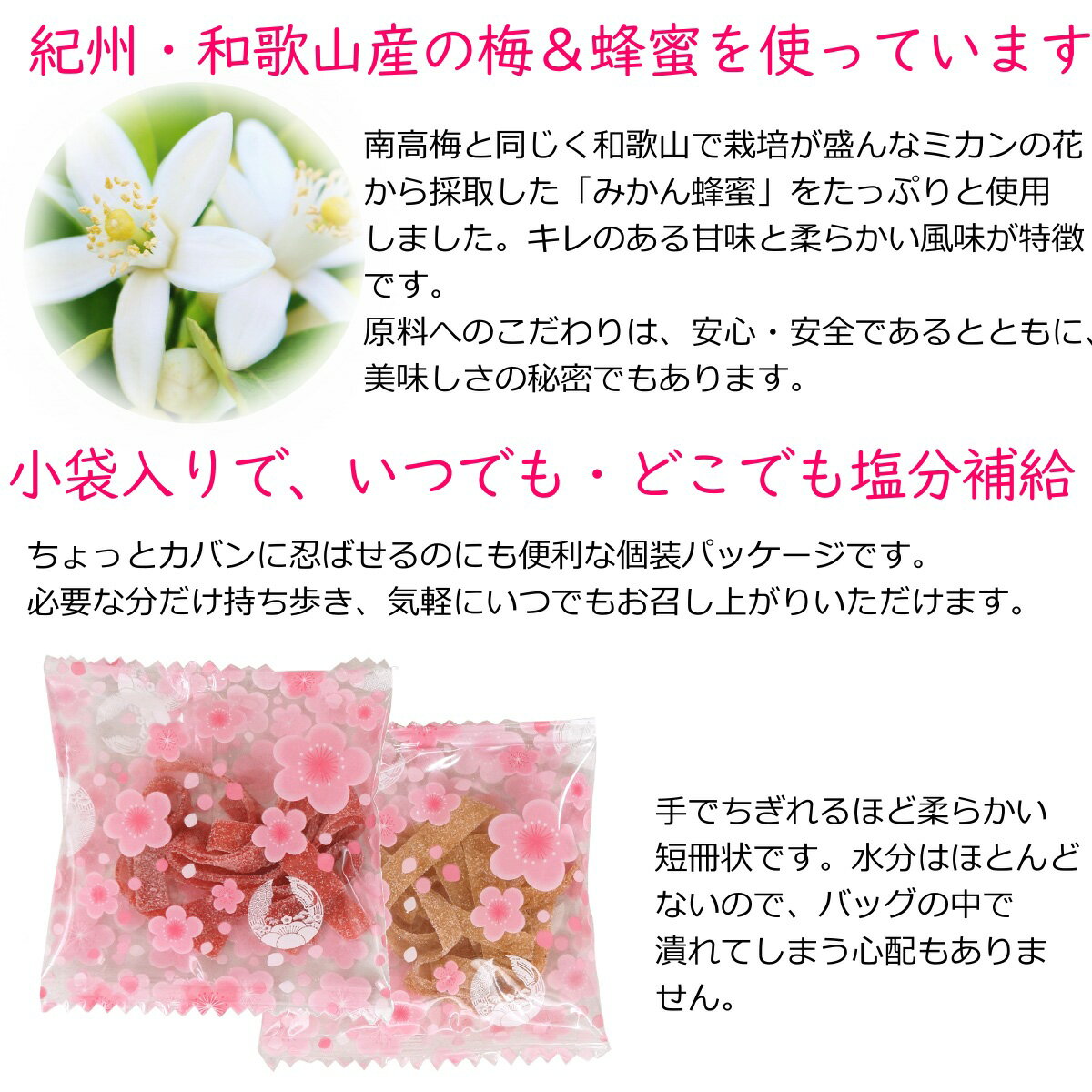送料無料 メール便 やわらか干し梅 梅短冊 はちみつ入り ( 紀州産 完熟 南高梅 蜂...