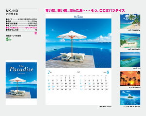 【名入れ50冊】 カレンダー 2023年 壁掛け パラダイス NK-113 名入れ 令和5年 月めくり 月表 送料無料 社名 団体名 自社印刷 小ロット対応 日本 挨拶 開業 年賀 粗品 記念品 イベント 贈答 ギフト 部 【smtb-kd】格安セール 年賀状印刷 年賀状作成ソフト セール