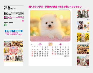 【名入れ50冊】 カレンダー 2023年 壁掛け チャーミングメイト NK-49 名入れ 令和5年 月めくり 月表 送料無料 AC-4 社名 団体名 自社印刷 小ロット対応 日本 挨拶 開業 年賀 粗品 記念品 参加賞 イベント 贈答 ギフト 部 【smtb-kd】通販 年賀状印刷 年賀状作成ソフト セール