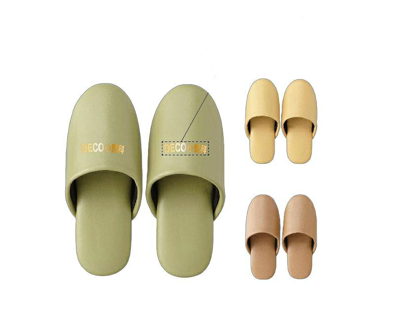 樂天商城 - 抗菌シボナシレザー風スリッパ オリジナル 名入れ可 20個から 【1個1,080円から】 全3色 NK-1350 スリッパ メッシュ 記念品 販促品 40 60 80 100枚 見積り対応