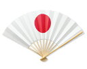国旗 扇子 日本 5本から 白竹 1本あたり1,606円から FU-5081 日の丸 応援グッズ 海外 外国人