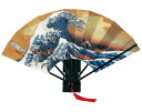 版画飾り 扇子 版画扇 北斎浪裏 日本製 5本から 1本あたり4,136円から FU-801 海外 外国人 男性用 メンズ 女性用 レディース