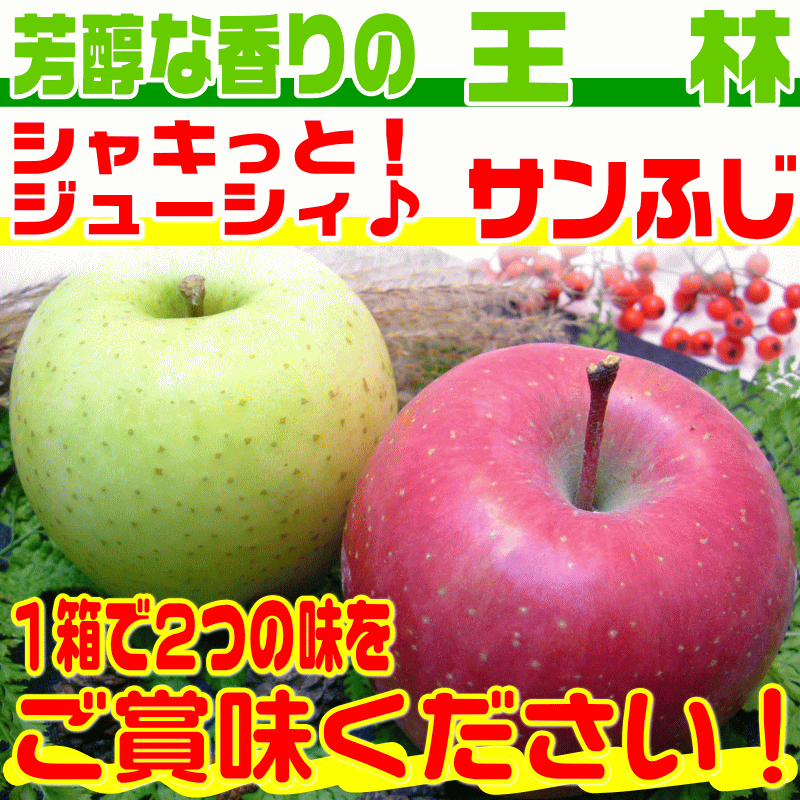 ★高糖度サンふじ王林 詰合せ家庭用10キロ常温便送料無料【12月上旬〜中旬に順次発送】1箱で2つの味わい毎日のフルーツに青森りんごりんごの本場青森県から産地直送訳あり Apple 内部品質保証 11 甘い 健康コールドプレス・スムージー おいしい セット