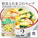 送料込 2個 セット 【 たまごスープ 「 野菜とたまごのスープ 8袋入 」 トーノー 】 卵スープ 美味しい フリーズドライ 卵 スープ 簡単 便利 保存食 時短 調理 詰め合わせ お得 スープ 野菜 TONO インスタント 個包装 お手軽 カンタン 【売れ筋】【当店オススメ】