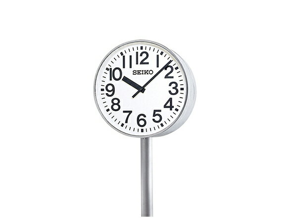 SEIKO 設備時計 屋内／屋外兼用大型子時計 視認性に優れた大型の両面ポール型子時計です。省エネルギーで環境に優しいLED内部照明付 700mm 送料無料この時計単独では動きません。別売りの親時計が必要です。