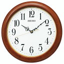 SEIKO KX246B 電波掛時計 木枠 アルダー 茶木地塗装 和室にぴったりのクロック セイコークロック正規販売店 送料無料