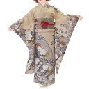 仕立上り振袖 単品商品 ダスティカラーH・L(アッシュエル) No.210 帯小物は付属しません。振袖のみの販売コーナーです。派手さ控えめ、シックで落ち着いた印...