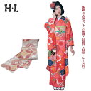 振袖4点セット(振袖・長襦袢・袋帯・レース衿) ブランド H・L(アッシュエル) No.15
