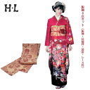 振袖4点セット(振袖・長襦袢・袋帯・レース衿) ブランド H・L(アッシュエル) No.20