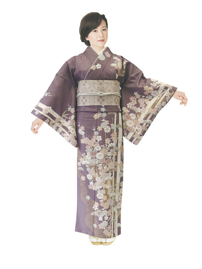 訪問着・礼装用 H・L(アッシュエル)仕立上がり訪問着・単品 No,248 フリーサイズ寸法