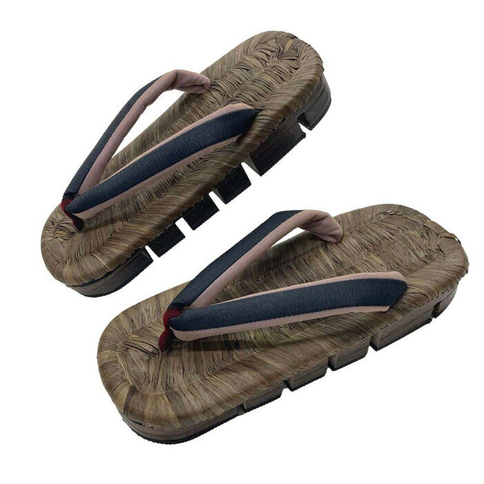 五ッ割下駄カラス黒竹台、墨黒サテン地と藤紫のコンビ鼻緒 ・阿波の桐下駄 ・M、L　お好みのサイズでお作り致します。下駄の台自体が特殊ラバーによって曲がりしなります。履きやすさ抜群。足にフィットして歩きやすい下駄です。