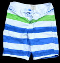 アバクロ / abercrombie&fitch ◆正規品・本物◆ボーイズ ハーフパンツ◆Sサイズ◆ボーダー ホワイト【あす楽対応】【正規品】