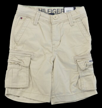 トミーヒルフィガー / TOMMY HILFIGER 【正規品・本物】◆KIDS　キッズ◆ズボン ハーフズボン◆サイズ：US 5◆カラー：ベージュ【即納】【あす楽対応_本州】