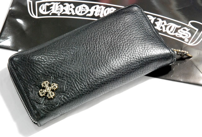 クロムハーツ　CHROME HEARTS　財布REC F ジップ #2 フィリグリープラス ブラック ヘビー レザー ウォレット【正規品】【smtb-TD】【yokohama】【YDKG-td】