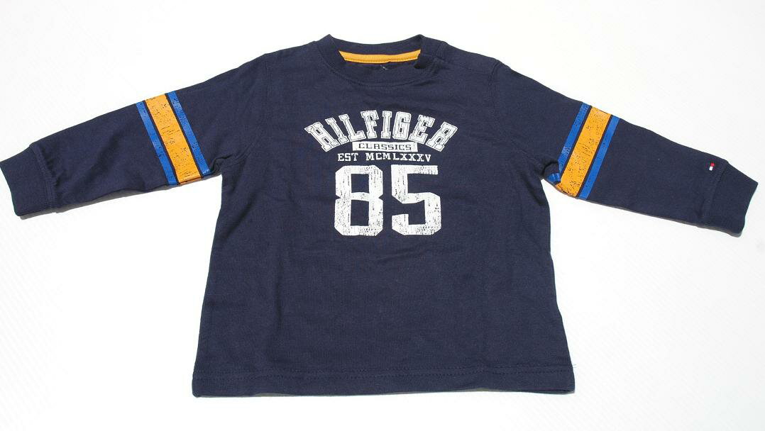 楽天オーパーツトミーヒルフィガー / TOMMY HILFIGER 【正規品・本物】◆BABY◆長袖Tシャツ◆サイズ：US18ヶ月◆カラー：ネイビー【即納】【あす楽対応_本州】【yokohama】【YDKG-f】