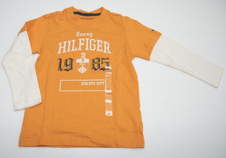 楽天オーパーツトミーヒルフィガー / TOMMY HILFIGER 【正規品・本物】◆KIDS　キッズ◆長袖Tシャツ◆サイズ：US4◆カラー：イエロー【即納】【あす楽対応_本州】【yokohama】【YDKG-f】