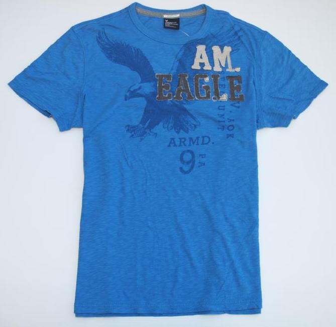 ★SALE★アメリカンイーグル / American Eagle メンズ半袖Tシャツ　XLサイズ◆正規品・本物◆アメリカンイーグル / American Eagle◆メンズ半袖Tシャツ◆XLサイズ◆ブルー　青【即納】【あす楽対応】【正規品】