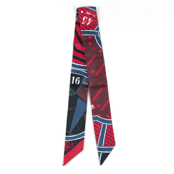 HERMES ����᥹ ��ʪ �ĥ��꡼ JEU DE SOIE �ĥ��꡼������ ���륯 �ĥ��꡼ ��åɡߥͥ��ӡ�������̵���ۡ���šۡ�D2768��