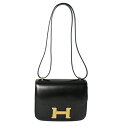 HERMES エルメス バッグ コンスタンス3ミニ ミロワール ボックスカーフ コンスタンス ブラック ゴールド金具 U刻印(2022年製造)【送料無料】【美品...