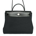 HERMES エルメス バッグ エールバッグジップPM トワルミリタリー×ヴァッシュハンター エールバッグジップ ブラック シルバー金具 Y刻印(2020年製造...