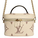 LOUIS VUITTON ルイヴィトン ショルダーバッグ ヴァニティPM バイカラー・モノグラム・アンプラント アンプラント クレーム/ボワドローズ ゴールド...