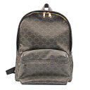 CELINE セリーヌ リュックサック トリオンフ バックパック ミディアム カーフレザー ブラック ゴールド金具 188382B0V.38SI【送料無料】【中...