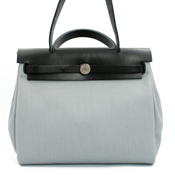 HERMES エルメス バッグ エールバッグジップPM ヴァッシュハンター×トワルミリタリー グリパンタン/ブ..