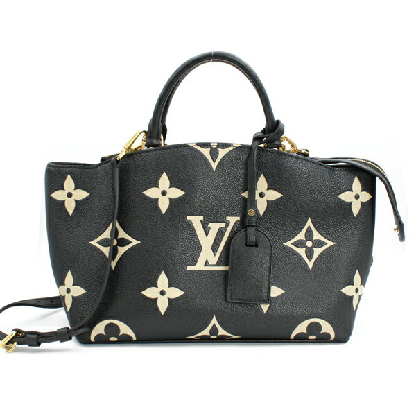 LOUIS VUITTON ルイヴィトン バッグ プティ・パレPM モノグラム・アンプラント ブラック ゴールド金具 M58913【送料無料】【中古】【D5782】