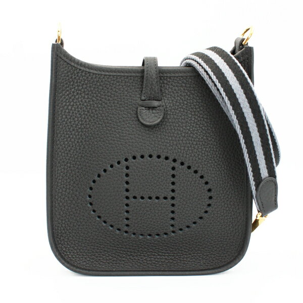 HERMES エルメス バッグ エヴリンTPM アマゾン トリヨンクレマンス エヴリン ブラック ゴールド金具 K刻印(2025)【送料無料】【未使用】【D5906】(4.0)