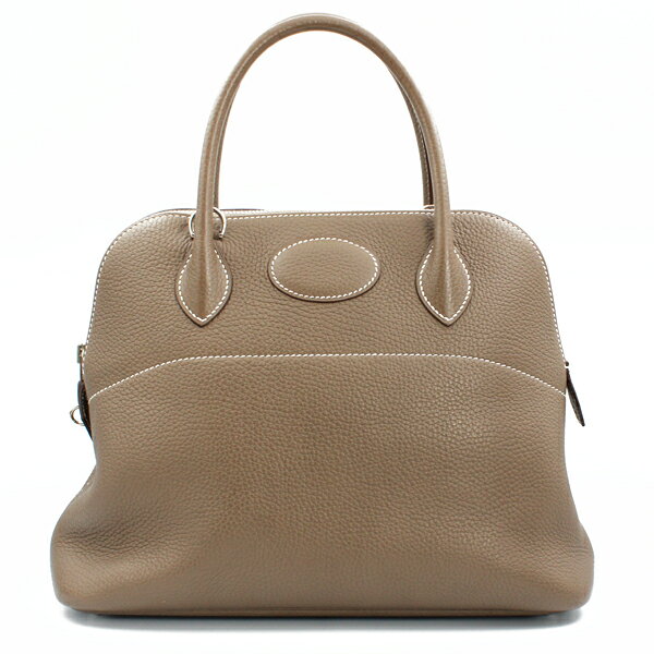 HERMES エルメス ハンドバッグ ボリード31 トリヨンクレマンス ボリード エトゥープ シルバー金具 C刻印(2018年製造)【送料無料】【中古】【D5984】