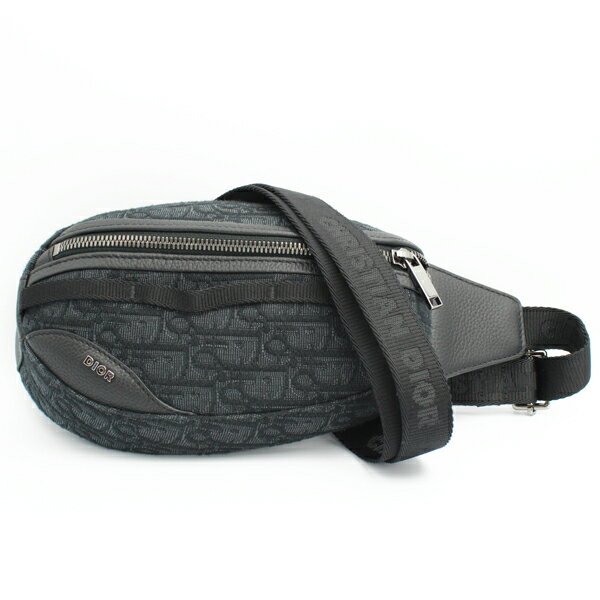 Christian Dior ディオール バッグ スカラベボディバッグ ブラック シルバー金具 2ESBC311YKY【送料無料】【中古】【D6477】