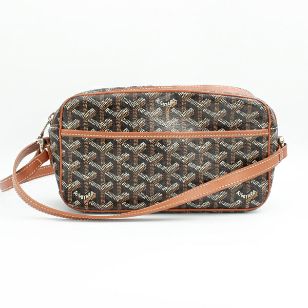 Rakuten - GOYARD ゴヤール バッグ カップヴェールPM ゴヤールディンキャンバス/セルヴォンカーフスキン ブラック/タン シルバー金具 CAPVE2PMLTY01CL03P【送料無料】【中古】【D6634】
